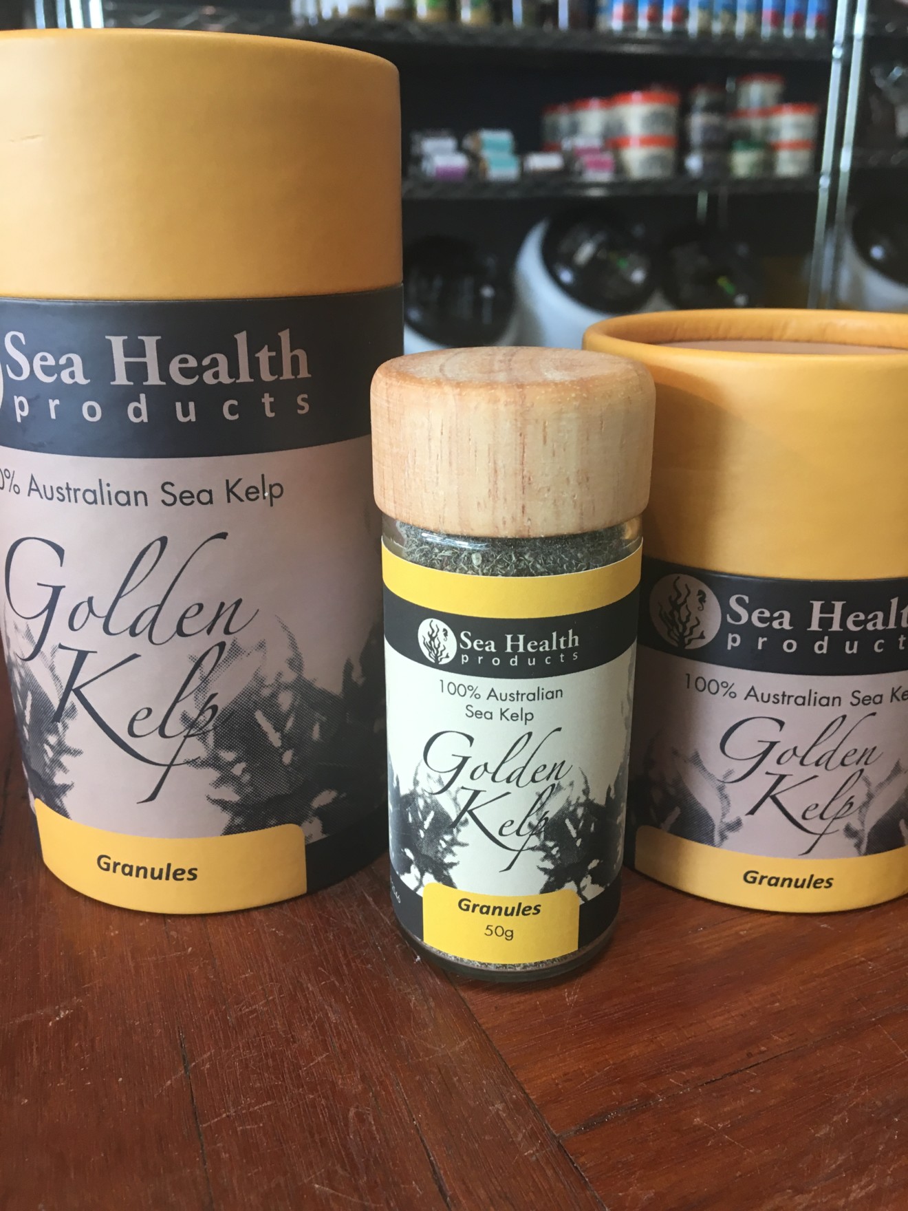 Sea Kelp- AUSTRALIAN-(natural, 50g) – The Pantry Moruya